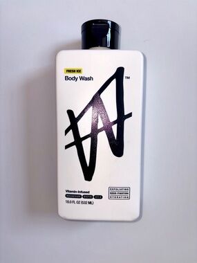 W By Jake Paul Body Wash - Exfoliating - Hydrating - Fresh Ice - 18 fl oz